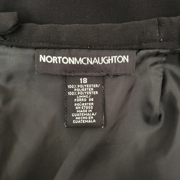 NORTON MCNAUGHTON Black Skirt - Picture 5 of 5